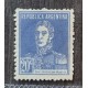 ARGENTINA 1927 GJ 631 ESTAMPILLA NUEVA CON GOMA FILIGRANA AHORRO POSTAL EL MAS RARO DE LA SERIE U$ 50